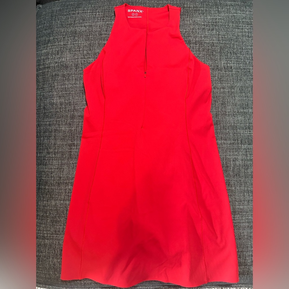 SPANX Get Moving Zip Front Dress Size S